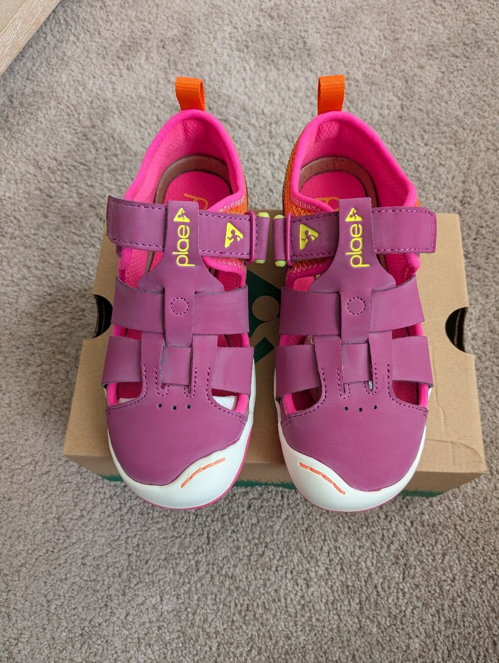 NEW Plae Sam 2.0 Festival Fuchsia Sandals